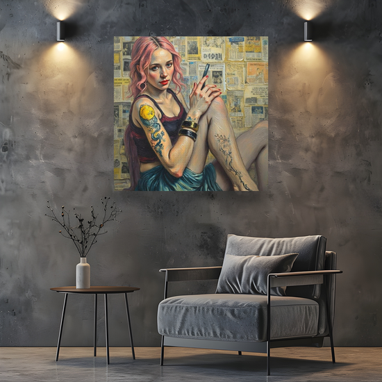 Canvas Art. Funky Art Portraits.