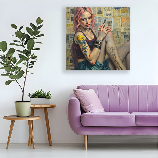 Canvas Art. Funky Art Portraits.