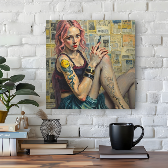 Canvas Art. Funky Art Portraits.