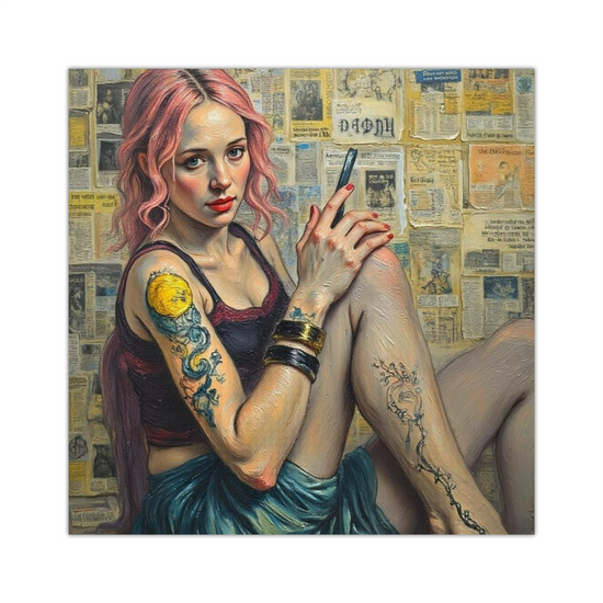 Canvas Art. Funky Art Portraits.