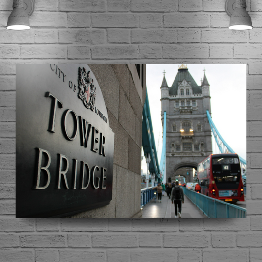 Canvas Art. Cityscapes & Landmarks. Tower Bridge. London. England.