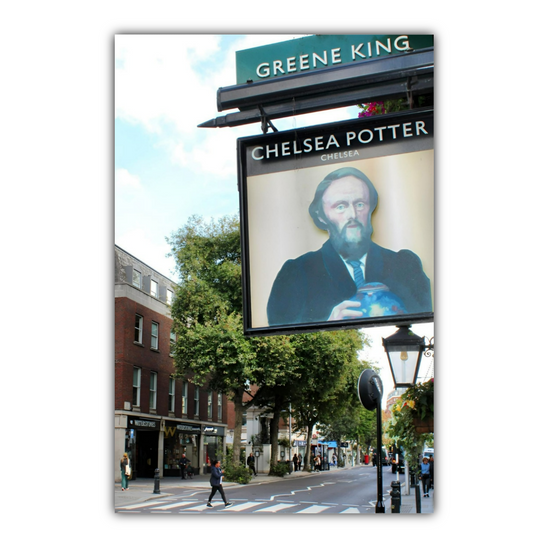 Canvas Art. Cityscapes & Landmarks. Kings Road. Chelsea. London. England.