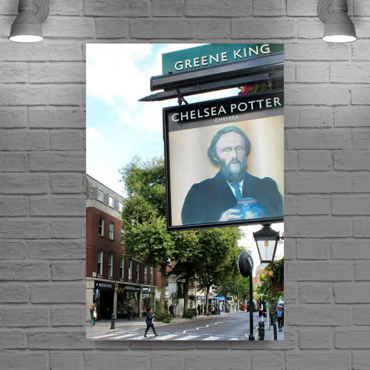 Canvas Art. Cityscapes & Landmarks. Kings Road. Chelsea. London. England.