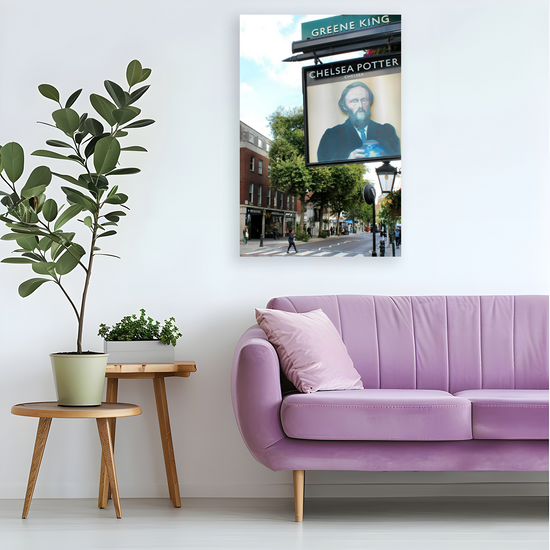 Canvas Art. Cityscapes & Landmarks. Kings Road. Chelsea. London. England.