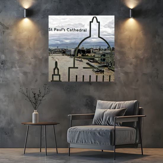 Giclée Mounted Wall Art Prints. Tower Bridge Glass Floor. London. England.