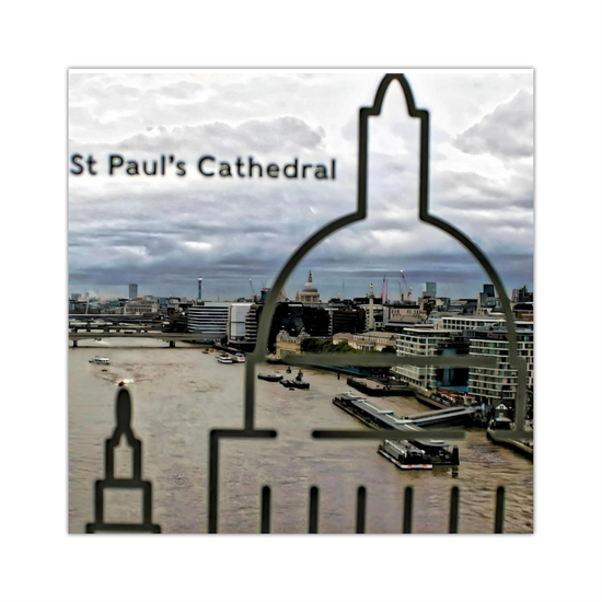 Giclée Mounted Wall Art Prints. Tower Bridge Glass Floor. London. England.