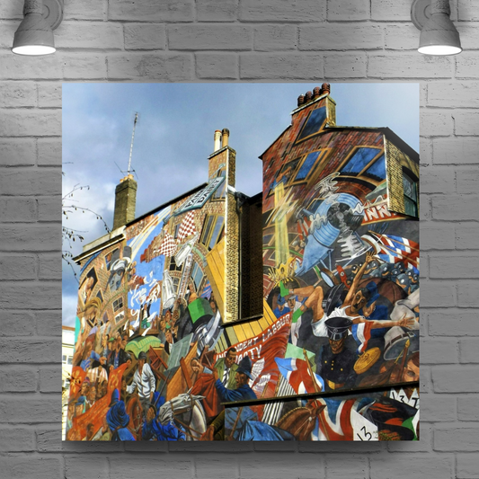 Canvas Art. Cityscapes & Landmarks. Cable Street Mural. Shadwell. London. England.