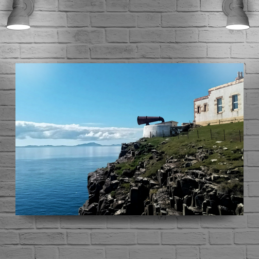 Canvas Art. Scottish Landscapes & Landmarks. Neist Point Lighthouse. Isle of Skye. Scotland.