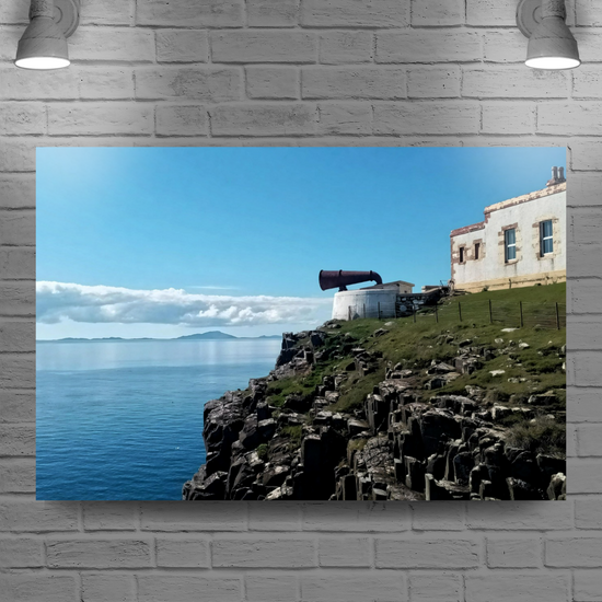 Canvas Art. Scottish Landscapes & Landmarks. Neist Point Lighthouse. Isle of Skye. Scotland.