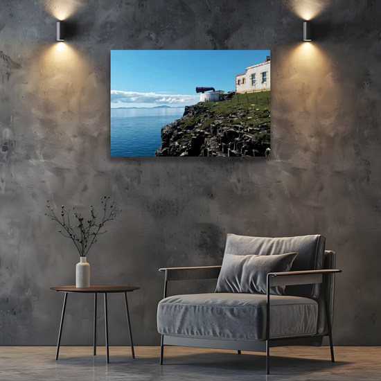 Canvas Art. Scottish Landscapes & Landmarks. Neist Point Lighthouse. Isle of Skye. Scotland.