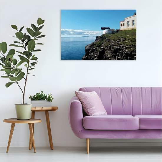 Canvas Art. Scottish Landscapes & Landmarks. Neist Point Lighthouse. Isle of Skye. Scotland.