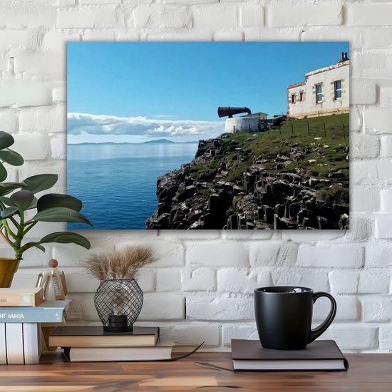 Canvas Art. Scottish Landscapes & Landmarks. Neist Point Lighthouse. Isle of Skye. Scotland.