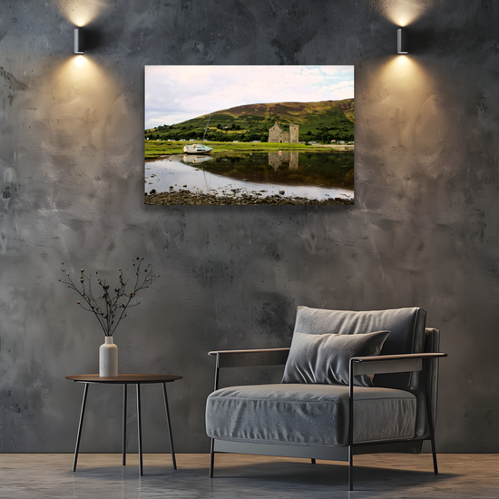 Canvas Art. Scottish Landscapes & Landmarks. Lochranza Castle. Isle of Arran. Scotland.