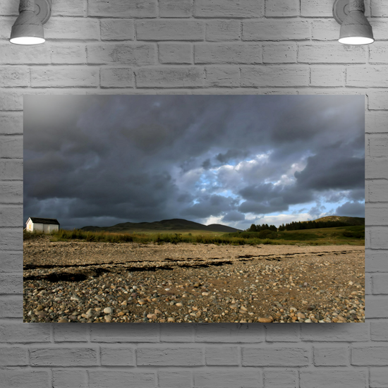 Canvas Art. Scottish Landscapes & Seascapes. Pirnmill & Imachar. Isle of Arran. Scotland.