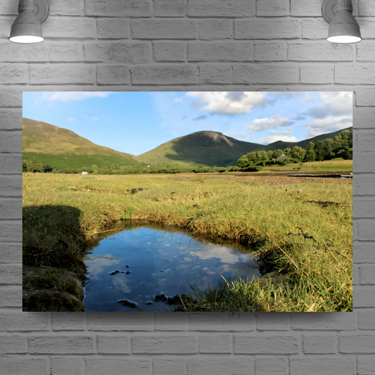 Canvas Art. Scottish Landscapes & Seascapes. Lochranza. Isle of Arran. Scotland.