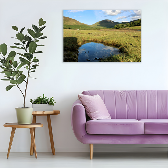Canvas Art. Scottish Landscapes & Seascapes. Lochranza. Isle of Arran. Scotland.