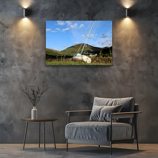 Canvas Art. Scottish Landscapes & Seascapes. Lochranza. Isle of Arran. Scotland.