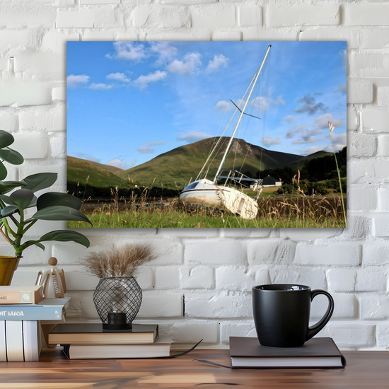 Canvas Art. Scottish Landscapes & Seascapes. Lochranza. Isle of Arran. Scotland.