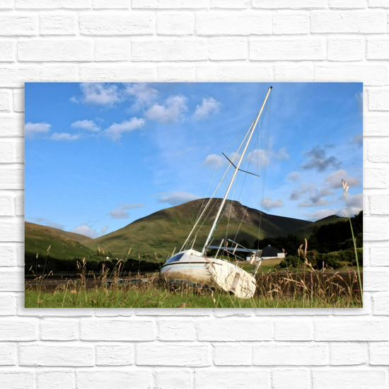 Canvas Art. Scottish Landscapes & Seascapes. Lochranza. Isle of Arran. Scotland.