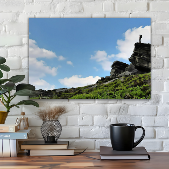 Canvas Art. English  Landscapes & Riverscapes. Bamford Edge. Peak District National Park. England.