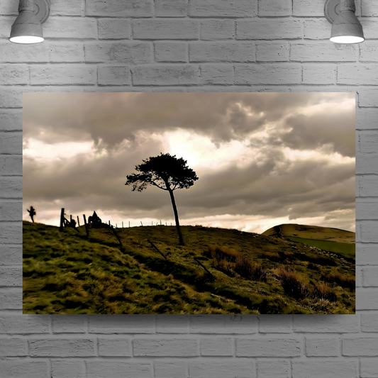 Canvas Art. English Landscapes & Riverscapes. Mam Tor. Peak District National Park. England.