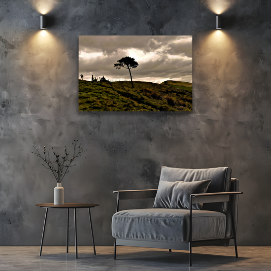Canvas Art. English Landscapes & Riverscapes. Mam Tor. Peak District National Park. England.