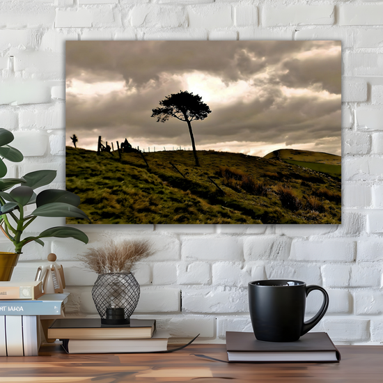 Canvas Art. English Landscapes & Riverscapes. Mam Tor. Peak District National Park. England.