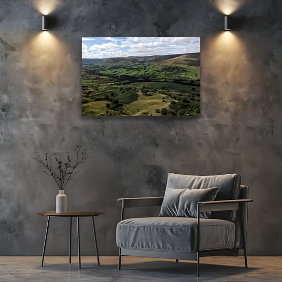 Canvas Art. English Landscapes & Riverscapes. Mam Tor. Peak District National Park. England.