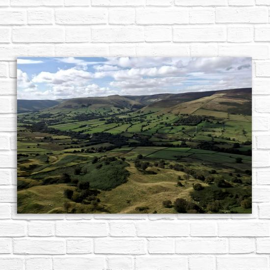 Canvas Art. English Landscapes & Riverscapes. Mam Tor. Peak District National Park. England.