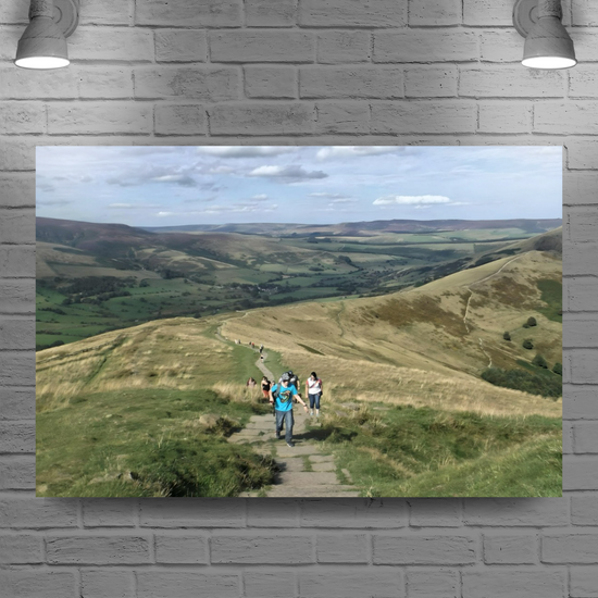 Canvas Art. English Landscapes & Riverscapes. Mam Tor. Peak District National Park. England.
