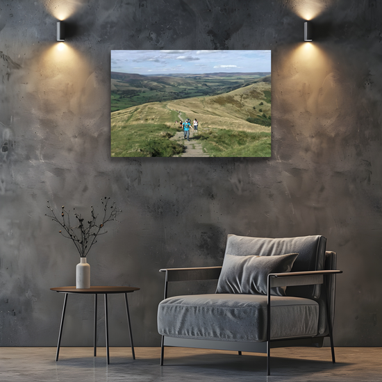 Canvas Art. English Landscapes & Riverscapes. Mam Tor. Peak District National Park. England.