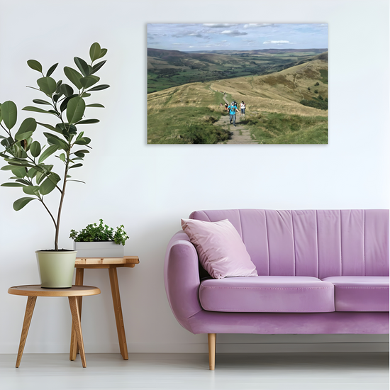 Canvas Art. English Landscapes & Riverscapes. Mam Tor. Peak District National Park. England.