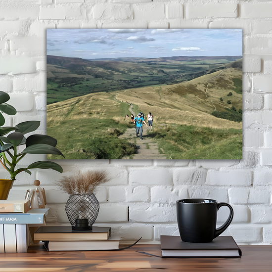 Canvas Art. English Landscapes & Riverscapes. Mam Tor. Peak District National Park. England.