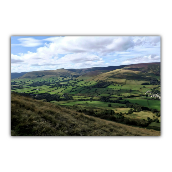 Canvas Art. English Landscapes & Riverscapes. Mam Tor. Peak District National Park. England.