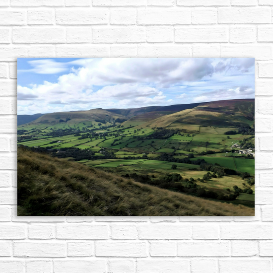 Canvas Art. English Landscapes & Riverscapes. Mam Tor. Peak District National Park. England.