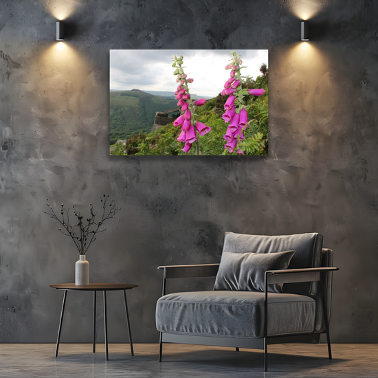 Canvas Art. English Landscapes & Riverscapes. Bamford Edge. Peak District National Park. England.