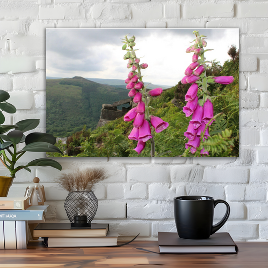 Canvas Art. English Landscapes & Riverscapes. Bamford Edge. Peak District National Park. England.