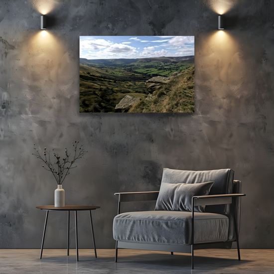 Canvas Art. English Landscapes & Riverscapes. Mam Tor. Peak District National Park. England.