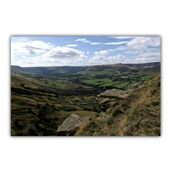 Canvas Art. English Landscapes & Riverscapes. Mam Tor. Peak District National Park. England.