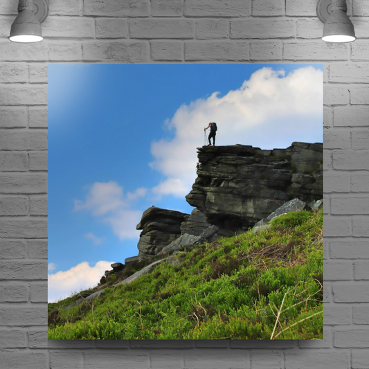 Canvas Art. English Landscapes & Riverscapes. Bamford Edge. Peak District National Park. England.