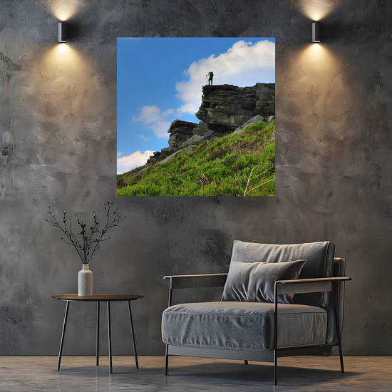 Canvas Art. English Landscapes & Riverscapes. Bamford Edge. Peak District National Park. England.