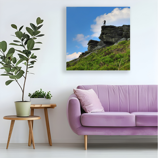 Canvas Art. English Landscapes & Riverscapes. Bamford Edge. Peak District National Park. England.