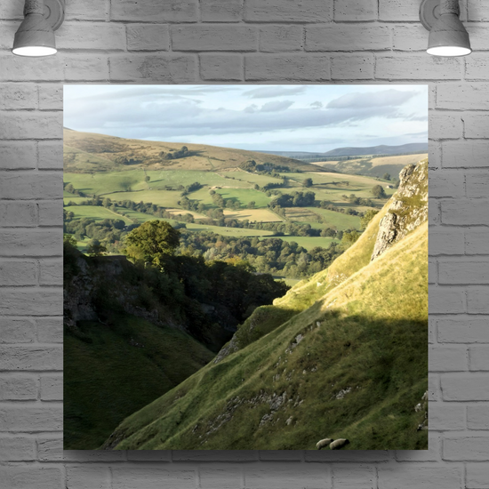 Canvas Art. English Landscapes & Riverscapes. Mam Tor. Peak District National Park. England.