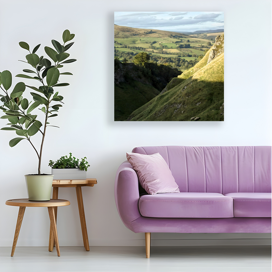 Canvas Art. English Landscapes & Riverscapes. Mam Tor. Peak District National Park. England.