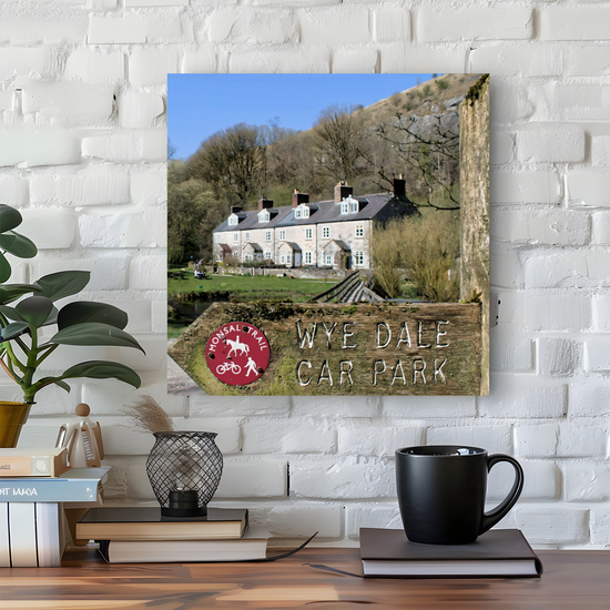 Canvas Art. English Landscapes & Riverscapes. Chee Dale Nature Reserve. Peak District National Park. England.