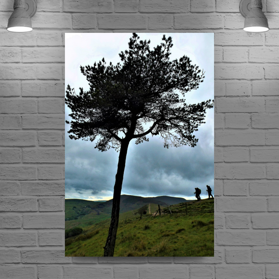 Canvas Art. English Landscapes & Riverscapes. Mam Tor. Peak District National Park. England.