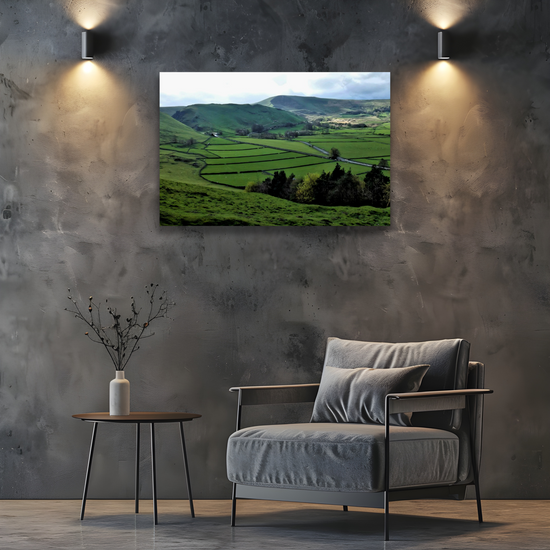 Canvas Art. English Landscapes & Riverscapes. Mam Tor. Peak District National Park. England.
