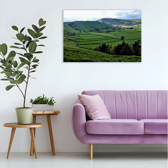 Canvas Art. English Landscapes & Riverscapes. Mam Tor. Peak District National Park. England.