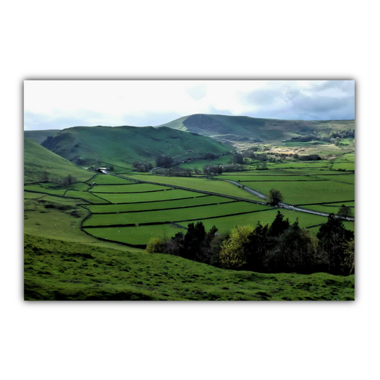 Canvas Art. English Landscapes & Riverscapes. Mam Tor. Peak District National Park. England.