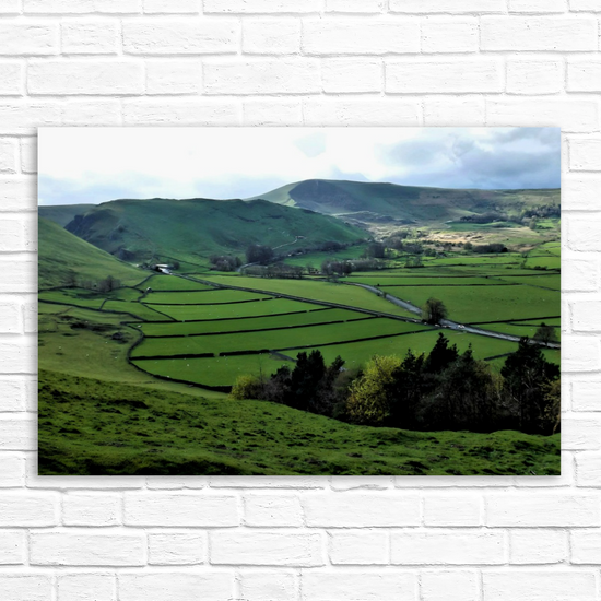 Canvas Art. English Landscapes & Riverscapes. Mam Tor. Peak District National Park. England.